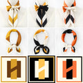 Custom Pattern 100% Silk Scarf Double Side Silk Satin Twill square Scarf Digital Print Mulberry Silk Scarves for Woman