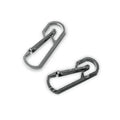 OEM Titanium Alloy Stainless Steel Keychain Oval Rectangle Snap Spring Locking Carabiner Clasp Safety Outdoor Sport EDC