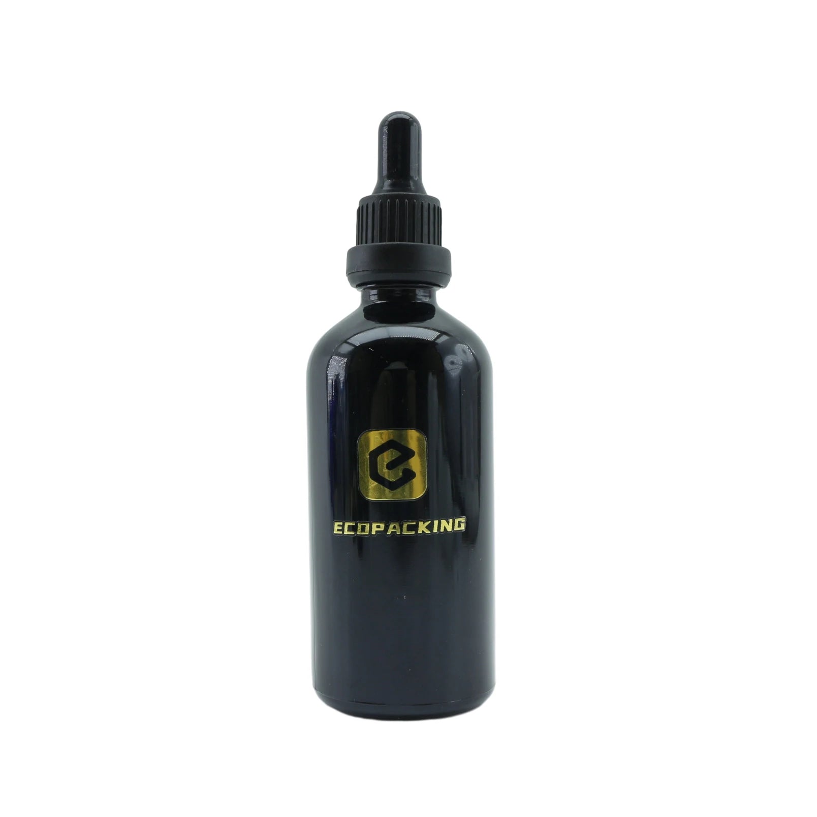 Luxury Olive Oil Empty Black Glass Dropper Bottle 5ml 10ml 15ml 20ml 30ml 50ml 100ml