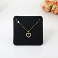 Logo Customized Necklace Earrings Cardboard Paper Display Holders Packaging Black Jewelry Earring Cards for Jewelry
