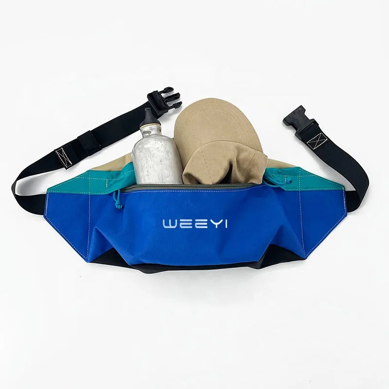 CHANGRONG Custom Men's Outdoor Waist Pack Bag Water-Proof Fanny Pack with Zipper Closure Custom Logo