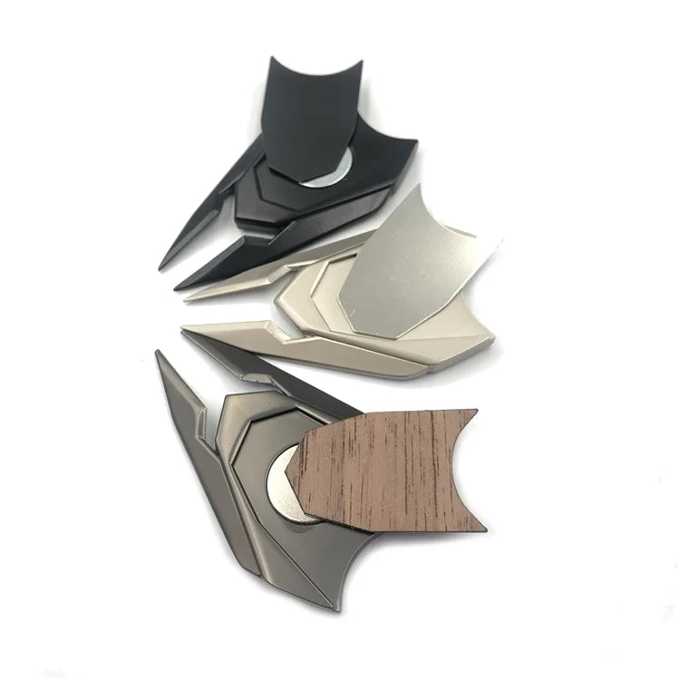Custom Personalized Shield Golf Divot Tool with Engrave Logo with Strong Magnetic Walnut Wooden Ball Marker