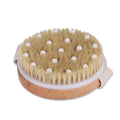 Bathroom Supplies Natural Soft Bristles Shower Scrubber with Massage Nodes