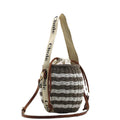 2022 New Arrival Fashion Crossbody Round Bucket Straw Hand Woven Hands Bags Paris Women for Summer Vacation