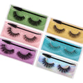 Free Eyelashes Samples Wholesale False Eyelashes 3d False Mink Eyelashes Full Strip Lashes Custom Packaging