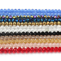 JC Crystal Hot Sale 10mm Glass Beads Section AB White Crystal Wheel Glass Beads for Jewelry Making