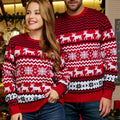 Wholesale Custom Winter Ugly Christmas High Quality Distressed Pullover Knit Women Sweaters Family