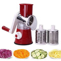 Factory Direct Sale Multi Functional Manual Cylinder Vegetable Slicer Stainless Steel Kitchen Rotary Cheese Grater MegaBDM