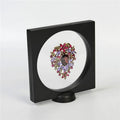 3D Square Round Jewelry Display Box 16*16cm for Making up Balance of Transparent Suspended Floating Factory Cu Jewelry Boxes