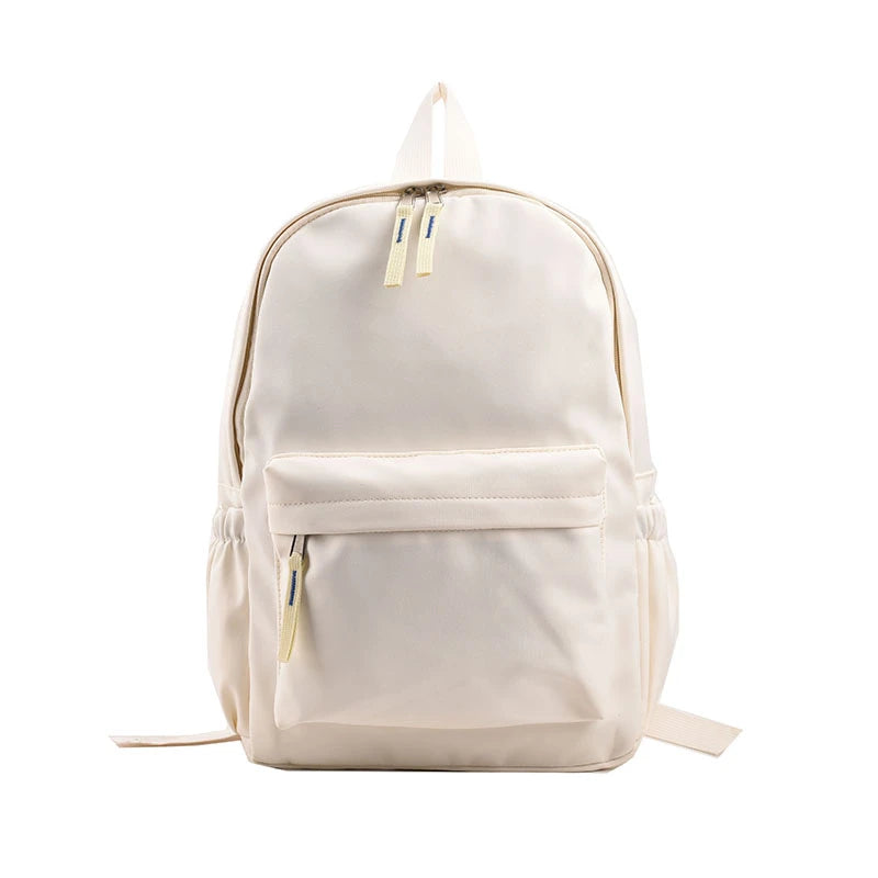 Large Capacity 3822 Backpack Vintage Fashionable Student School Bag with Zipper Closure Waterproof Travel Bag