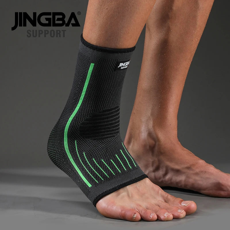 JINGBA Manufacturer Wholesale Ankle Support Brace High Elastic Strengthen Protection Sports Ankle Guard Ankle Foot Sleeve