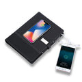 2026 High Quality Advanced Elegant Wireless Charger Power Bank Notebook 16G USB Business Gift for Christmas Office Occasion
