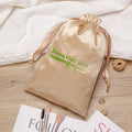 Luxury Quality Reusable Drawstring Satin Gift Bag Pouch for Hair Wigs Cosmetic Jewelry Lingerie & Textile Dust-Free Packaging