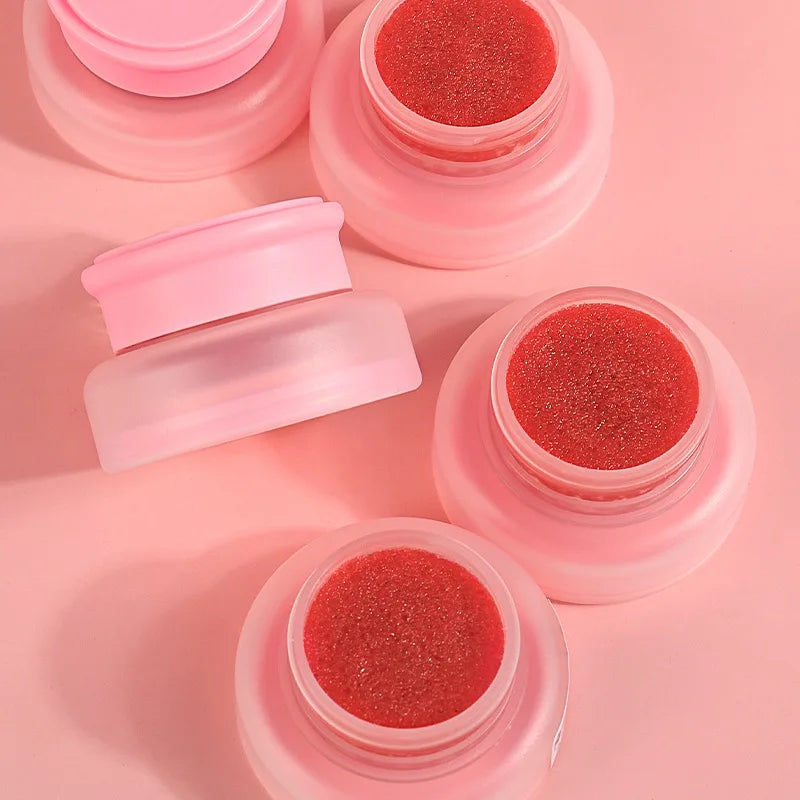 Wholesale Organic Strawberry Lip Care Scrub Sugar Custom Private Label Makeup Lip Exfoliation Scrub
