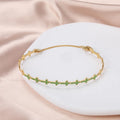 Women's Gold Plated Stainless Steel Bangles Lady's Exotic Style Well-Painted Bright Color Chain Bracelet with Multiple Design