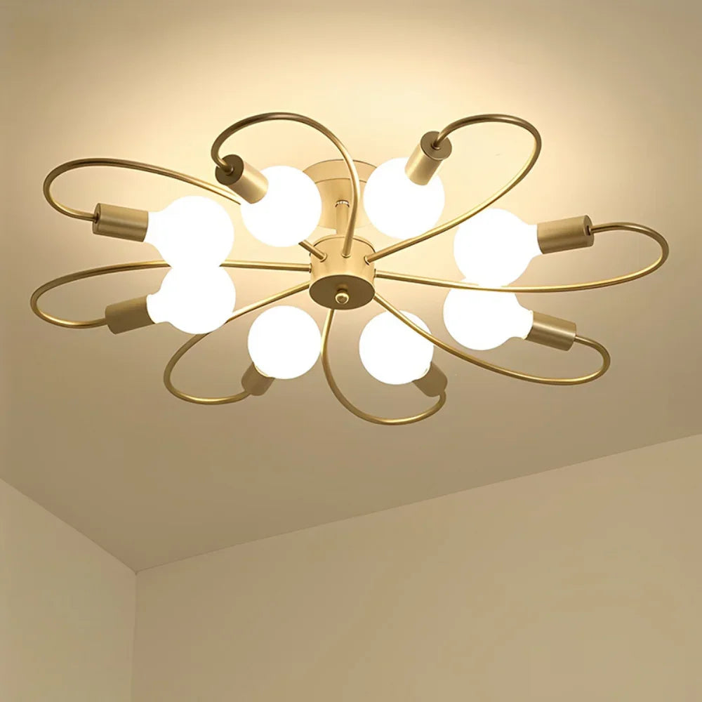 E27 Living Room Suspend Modern Ceiling Chandelier Light Creative Master Bedroom Hanging Home Lighting Fixtures Lustre Lamp