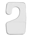 REF/394C Merchandise Display Clear Plastic Custom Sticker Self Adhesive Heavy Duty Slot Euro Hole Hang Tab