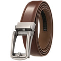 LQbelt New Man's Automatic Buckle Belt Genuine Leather Belts for Men Leather Belt Wholesale Factory Custom logo