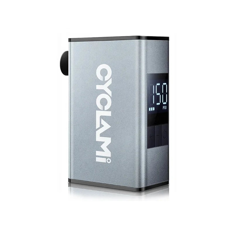 CYCLAMI A3 Max Mini Electric Air Pump with Digital Portable Cordless Bike Inflator Presta Schrader Valve Outdoor Road MTB Bike