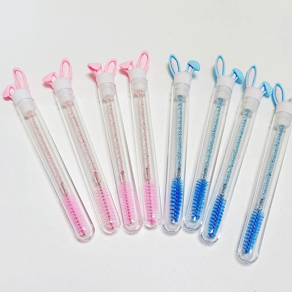 Wholesale in Tube Cute Mascara Wands Disposable for Lash Mascara Tube with Brush Wand Bunny Ear Design