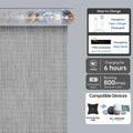 Water Proof and Flame Retardant Fabric Smart Control With Remote  Motorized Roller Blinds for Room