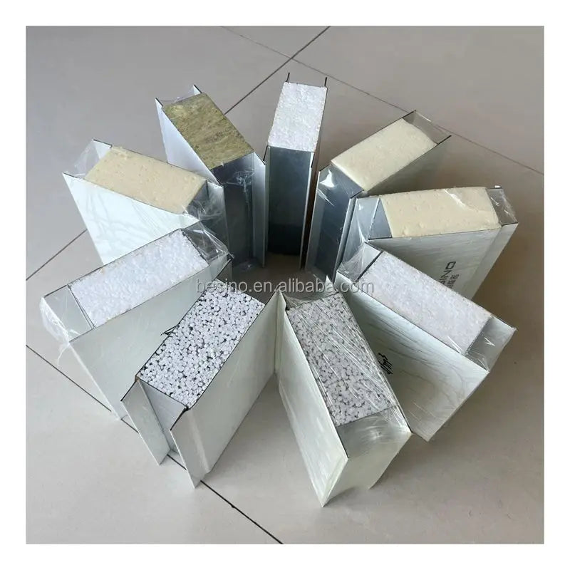BESINO Rock Wool Metal Sandwich Panels for Warehouse Use Modern Design Customizable Lengths (50-200mm) 5 Year Warranty