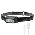 BORUiT OEM Spot MINI Sensor LED Headlamp USB Rechargeable Headlight for Running Biking Fishing Camping Hiking