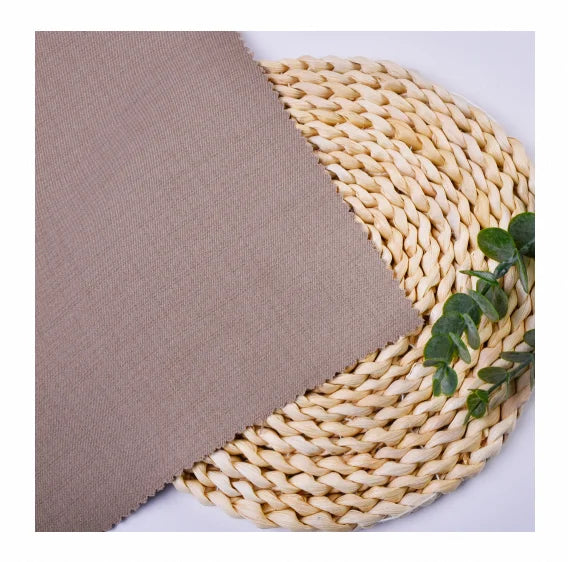 Fashion Design Solid Pattern 210gsm 100% Polyester Woven Suiting Fabrics Breathable Apparel Girls' Dresses Garments Free Sample