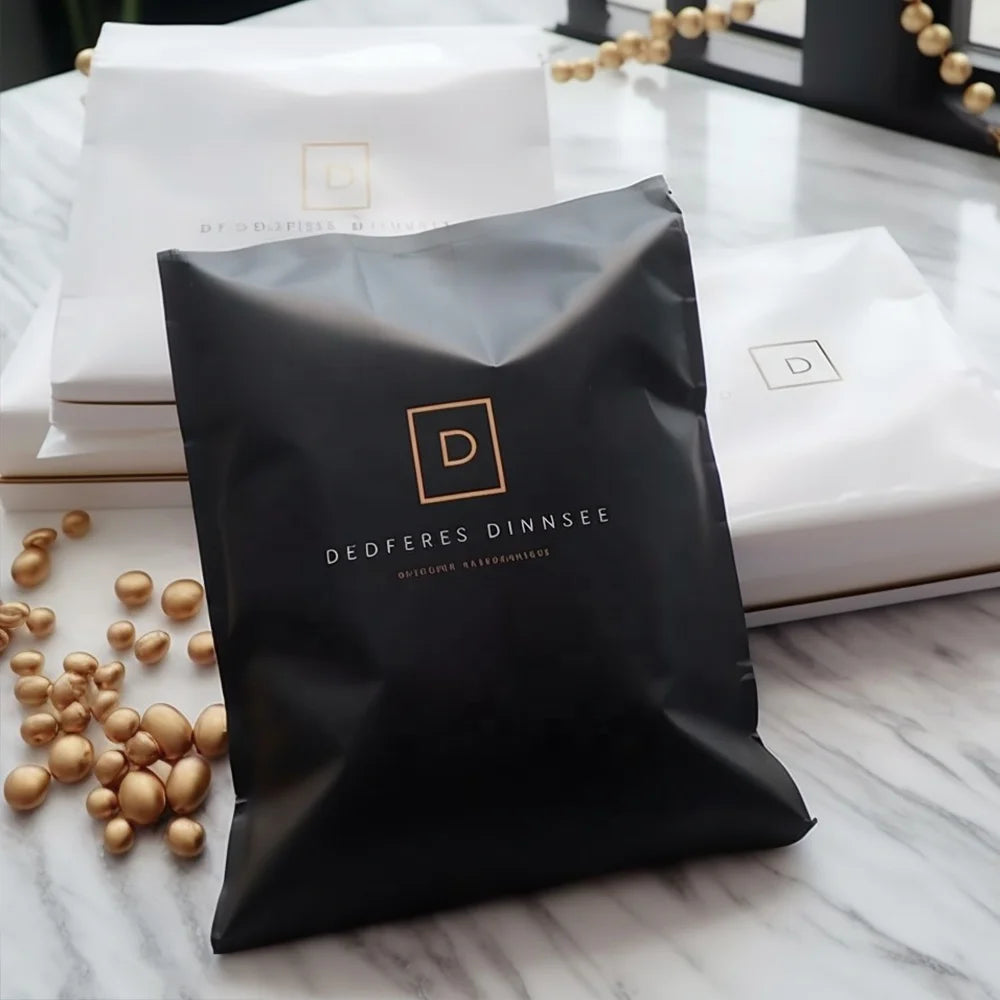 Custom Print Mail Courier Envelope Packaging CrystalCode Poly Mailers Shipping Plastic Bio Degradable Bag