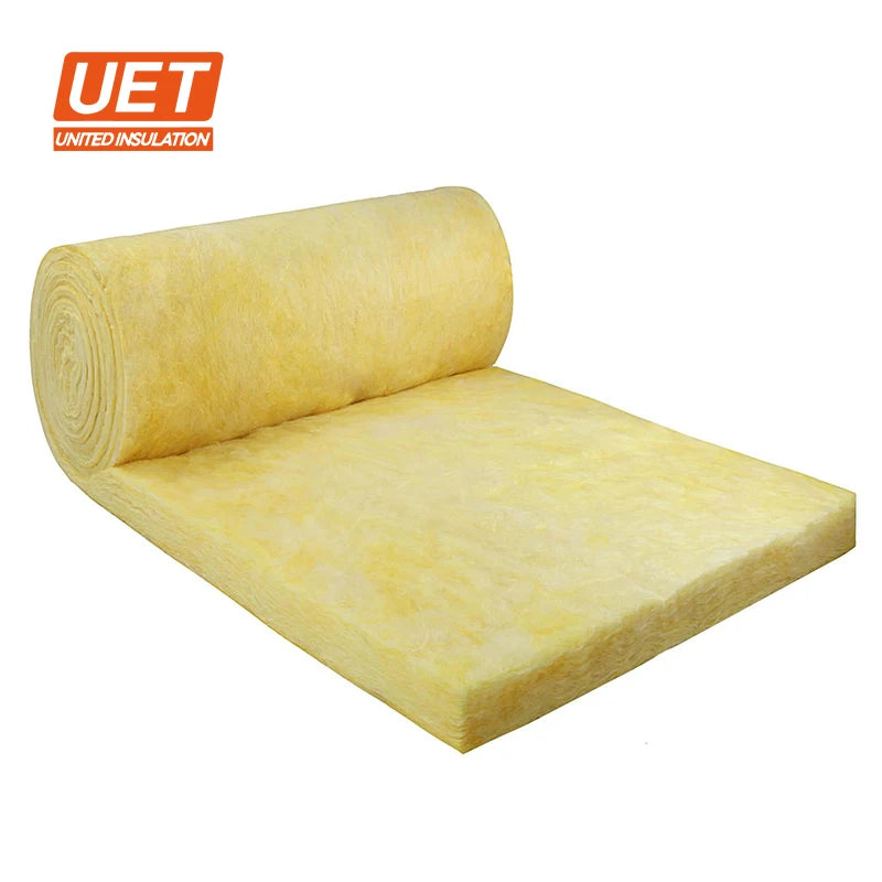 UET Heat Insulation Material Fiberglass Roll for Wall Insulation Material Glass Wool Rolls