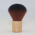 Wholesale Eco-Friendly Private Label Small Bamboo Kabuki Makeup Brush Vegan Taklon Synthetic Hair for Face Use