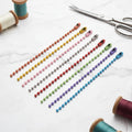 2.4mm Round Bead Hangtag Chain Plating Different Color Stainless Steel Pendant Chain DIY Hand Bead Chain for Clothing Shoe Tag