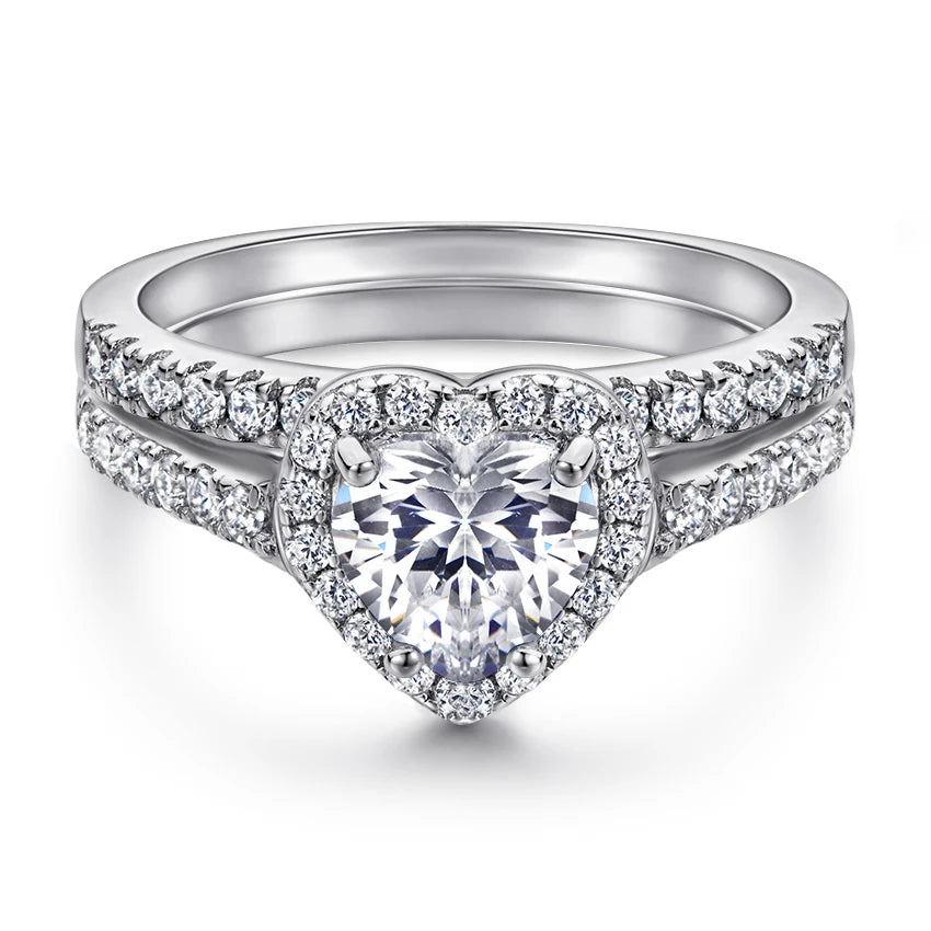 Gemstone Ring Trendy 925 Sterling Silver Jewelry Wedding Ring With 5A CZ Stone