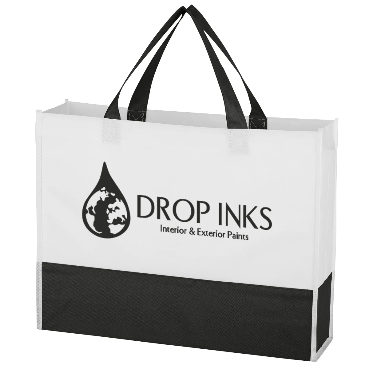 Custom Eco-Friendly Non-Woven Luxury Shopping Tote Bags Letter Handled Zhejiang Origin with Custom Logos