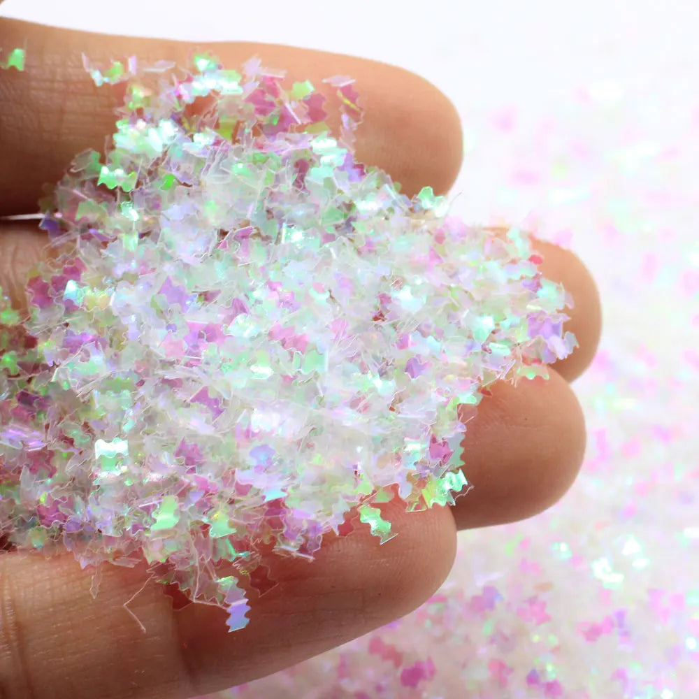 Glitter Decals Supplies Mix Color Loose Cosmetic Glitter Sequins Polyester Loose Sequins in Bulk