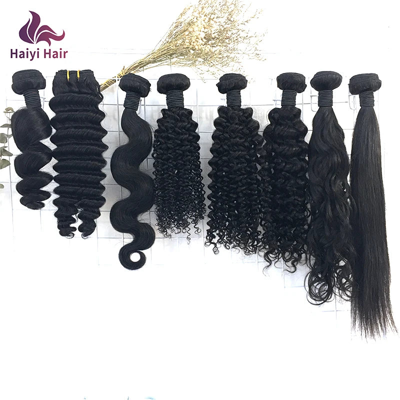 2024  Hot Sales Raw Cambodian Bone Straight Bundle of  100% Human Unprocessed Virgin Hair Weft for Black Women