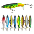 Hot Products 13g/16g/36g Artificial Hard Plastic Bait Pencil Fishing Lures With Rotating Spin Tail for Carp Bass Trout Pike