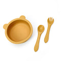 BPA-Free Eco-Toddler Tableware Set Kids Dining Infant Food Grade Silicone Plate Spoon for Baby and Children Safe and Healthy