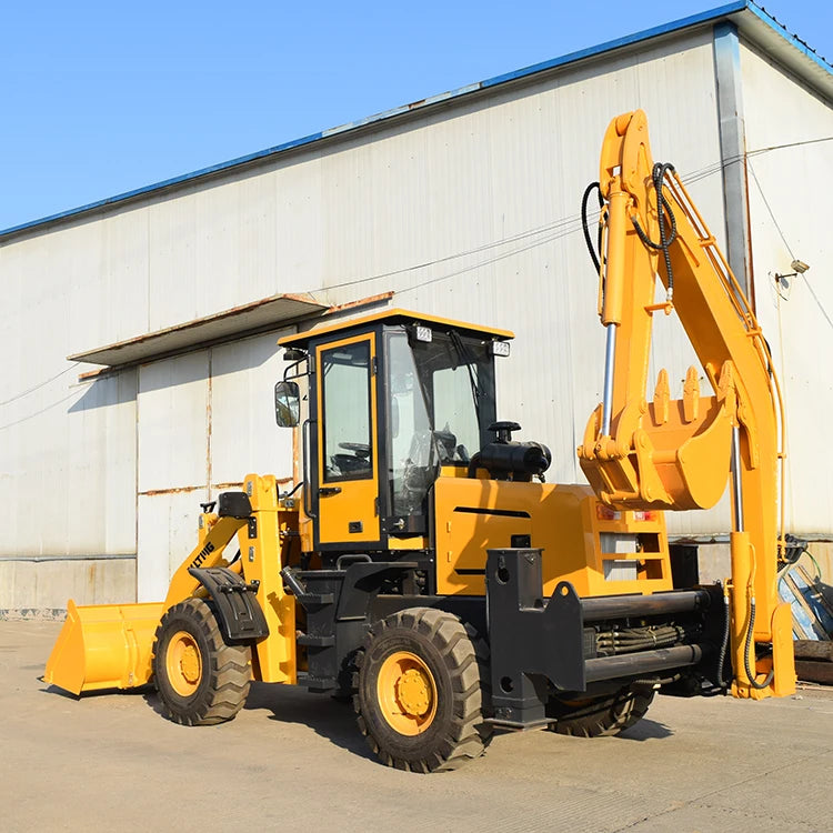 Chinese Cheap 4x4 Compact Loader Backhoe Excavator 2ton 2.5ton Backhoe Loader Price