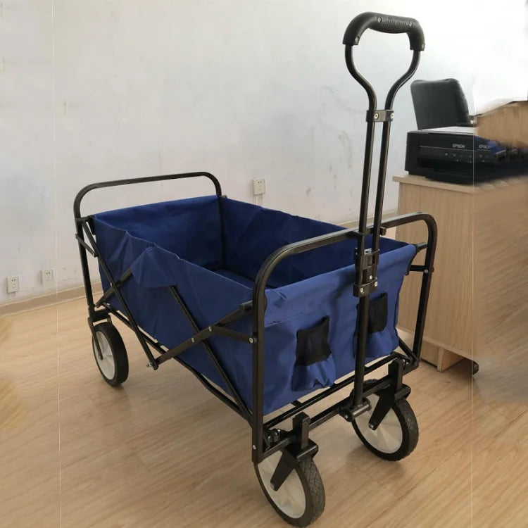 All Terrain Collapsible Wagon Cart Big Wheels Large Capacity Heavy Duty Enlarged Folding Beach Garden Camping Wagon Cart