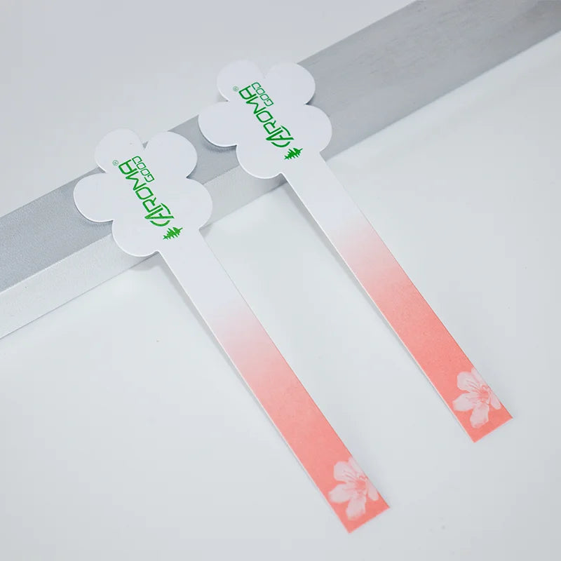 Zhengmao Treemas Mini Perfume Sample Tester Label Customizable Absorbent Four Color Printed Hot Stamped Offset Art Paper