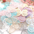 Novelty Lace Butterfly Embroidered Patches Appliques for Sewing Craft DIY Clothes Dress Hair Ornaments Wedding Decor