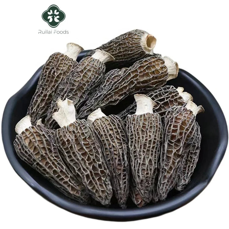 Wholesale China Dried Black Morchella High Quality Dried Morchella Esculenta Factory Bulk Sale Dried Morel Mushroom