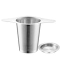 Hot Sale Factory Direct Supply 304 Stainless Steel Tea Set Accessories Tea Strainer Tea Infuser with Double Ear Handle