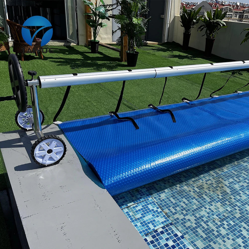 For Bubble Waterproof Solar Blanket 25m for Family Swimming Pool and Spa Efficient Thermal Cover for Cleaning
