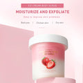 Private Label  Pretty Cowry Natural Fruit Salt Sugar Exfoliante Strawberry  Body Scrubs
