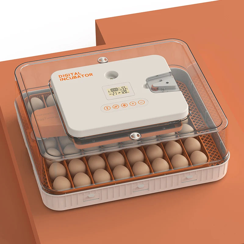 WONEGG Dual Power LED 56 Mini Home Use Hatching Eggs Chicken Duck Pigeon Quail Egg Incubator