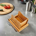 Eco-Friendly Disposable Bamboo Bread Slicer Customized Size Rectangle Wood Board for Serving and Chopping Nature Style