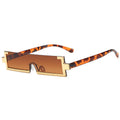 2021 New Narrow Frame Small square Sunglasses Women Fashion Metal Sunglasses Cool Punk Style