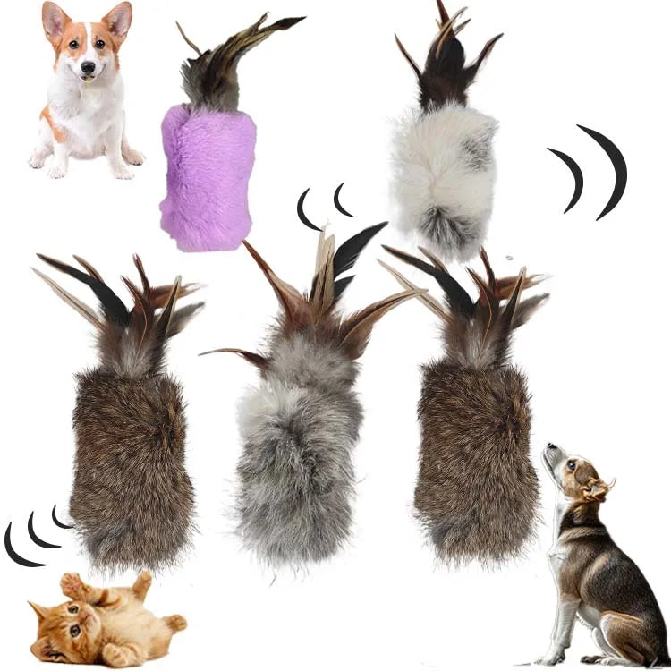 Cat Toys Interactive Squeaky Pet Toys Cartoon Mice Cat Teething Chew Toy  for Indoor Cats Promotes Kitten Exercise